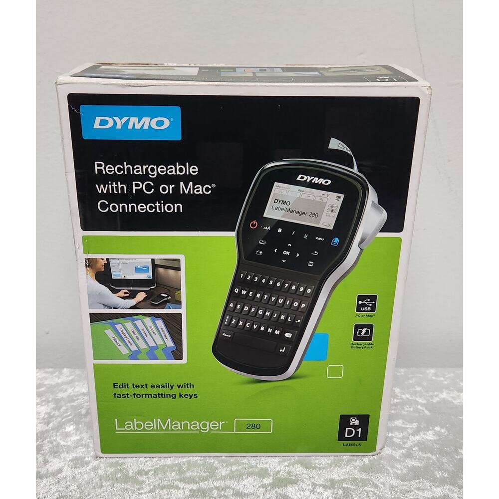 NWT DYMO Label Manager 280 Handheld Label Maker
